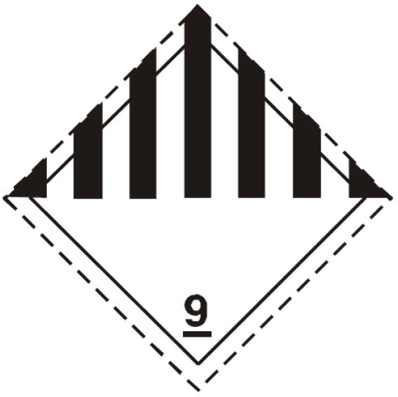 Gefahrenzettel Verschiedene gef&auml;hrliche Stoffe